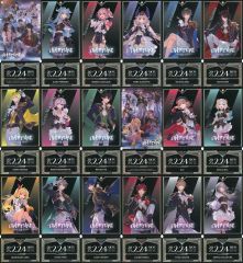 중고 キャラカード 単品 集合 チケット風カード 全18枚 「Blu-ray バーチャルYouTuber にじさんじ 7th Anniversary LIVE OVERTURE 初回生産限定版 」 にじさんじオフィシャルストア 동봉 특전