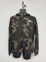 ⑩古着 THE NORTH FACE Novelty Swallowtai Hoodie ザノースフェイス ノベルティ スワローテイル フーディ NP71525 メンズ グリーン系 カモフラージュ柄 迷彩柄 ポリエステル