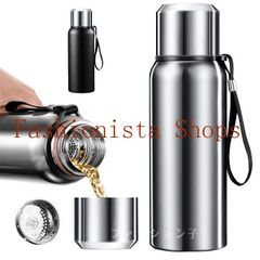 水筒 800ml 魔法瓶 ステンレススチール製 お茶 水分離 ティーカップ 大容量 真空断熱 保温保冷 軽量 直飲み ステンレスボトル ボトル 父の日 プレゼント 入学 お祝い イベント 実用的 男性 女性 母の日