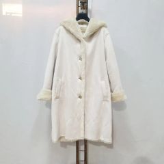 kk70829 UNIQLO ユニクロ フェイクファー ムートンコート 110
