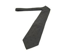 LOUIS VUITTON ルイヴィトン ネクタイ クラヴァット グレー系 シルク100% メンズ モノグラム 超 상태좋음
