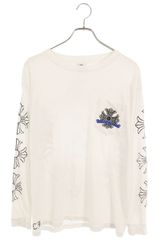 クロムハーツ VNTG L/S 袖CHバックホースシュープリント長袖カットソー メンズ M