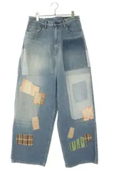 キャピタル  14oz 5P K2604LP086 パッチワークリメイク5ポケットバギーデニムパンツ メンズ 32