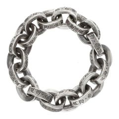 クロムハーツ PAPER CHAIN RING ペーパーチェーン シルバーリング メンズ 12号
