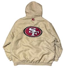 90s スターター NFL 49ers 中綿ジャケット ナイロンジャケット
