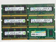 動作確認済 ノートPC用 DDR3/DDR3L メモリ 6枚 28GBセット