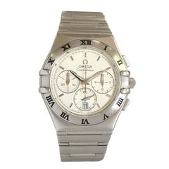 オメガ OMEGA コンステレーション Constellation クォーツ デイト 不動 クロノグラフ 1542.30 メンズ 腕時計 中古 訳あり T11686644