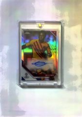 TOPPS トップス クロム FCバルセロナ アンス・ファティ サインカード サイン入り