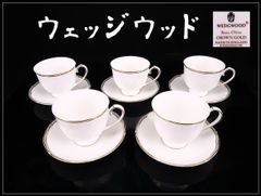 WEDGWOOD ウェッジウッド カップ&ソーサー 5組 10点セット 상태좋음 !CT125
