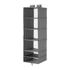 新品 IKEA SKUBB スクッブ ハンギング収納 6段, ダークグレー, 35x45x125 cm （00472995）