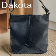 상태좋음 Dakota ダコタ ショルダーバッグ ブラック レザー