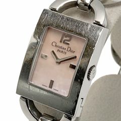 Christian Dior 크리스챤 디올 마리스 D78-109 핑크 쉘 석영 여성 시계
