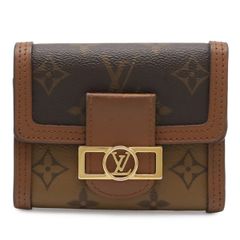LOUIS VUITTON ルイ ヴィトン モノグラムリバース ポルトフォイユ ドーフィーヌ コンパクト 3つ折財布 三つ折り財布 M68725