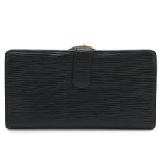 LOUIS VUITTON ルイ ヴィトン エピ コンチネンタル ヴィエノワ ガマ口 がま口 長財布 レザー ノワール 黒 ブラック ゴールド金具 M63252