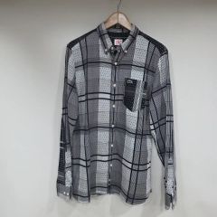 LACOSTE L!VE ラコステ ライブ メンズ ピンドット CHECK シャツ