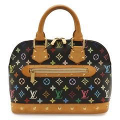 LOUIS VUITTON ルイ ヴィトン モノグラムマルチカラー アルマ ハンドバッグ スタッズ ノワール 黒 ブラック M92646