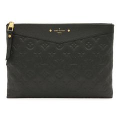 LOUIS VUITTON ルイ ヴィトン モノグラムアンプラント デイリーポーチ クラッチバッグ セカンドバッグ レザー ノワール 黒 ブラック M62937