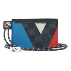 LOUIS VUITTON ルイ ヴィトン ダミエコバルト Vライン ポルトカルト コード アメリカズカップ カードケース パスケース IDホルダー N41629
