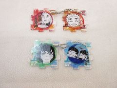 중고 品 アニメ 鬼滅の刃 時透無一郎 有一郎 렌고쿠 쿄쥬로 桃寿郎 つながるアクリルパズル 2点 グッズセット