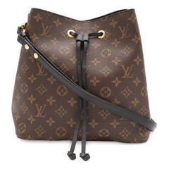 LOUIS VUITTON ルイ ヴィトン モノグラム ネオノエ ショルダーバッグ セミショルダー ワンショルダー 巾着型 ノワール 黒 ブラック M44020