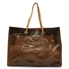 LOUIS VUITTON ルイ ヴィトン モノグラムビニール カバ クルーズ トートバッグ ショルダーバッグ ビーチバッグ クリアブラウン ポーチ欠品 M50500