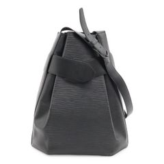 LOUIS VUITTON ルイ ヴィトン エピ サックデポール ショルダーバッグ セミショルダー ワンショルダー ノワール ブラック ポーチ付 M80155
