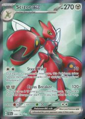 중고 포켓몬 カードゲーム 195/162 ☆☆ SR ： キラ Scizor EX ハッサム EX