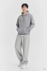 メンズM/NIKE ライトグレー コットン フーディー