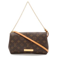 LOUIS VUITTON ルイ ヴィトン モノグラム フェイボリットMM ショルダーバッグ 斜め掛け チェーンバッグ 2WAY クラッチバッグ M40718