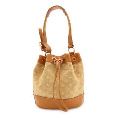LOUIS VUITTON ルイ ヴィトン モノグラムミニ ノエリー ハンドバッグ ミニバッグ 巾着バッグ キャンバス ベージュ ブラウン 茶 M92689