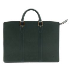 LOUIS VUITTON ルイ ヴィトン タイガ ポルトドキュマン ロザン ブリーフケース ビジネスバッグ 書類カバン エピセア グリーン ベタなし M30054