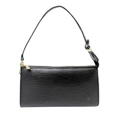 【中古】LOUIS VUITTON ルイヴィトン エピ ポシェット アクセソワール　M440632 AR1929 ブラック ミニバッグ アクセサリーポーチ ハンドバッグ 黒 レディース 【ブランドギャラリー東心斎橋店】