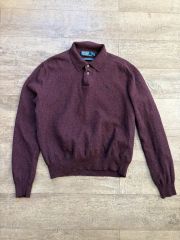 POLO RALPH LAUREN ポロラルフローレン ニット メランジ バーガンディ XXL