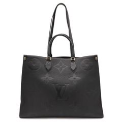 LOUIS VUITTON ルイ ヴィトン モノグラムアンプラント オンザゴーGM トートバッグ ラージトート ショルダーバッグ 2WAY ノワール ブラック M44925