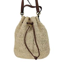 マルベリー Mulberry Crochet Raffia Bucket Bag クロシェット ラフィア バケット バッグ レディース 表記無