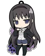 중고 キーホルダー・マスコット キャラクター 暁美ほむら 「トイズワークスコレクション 着せかえ♀にいてんごむっ! 劇場版 魔法少女まどか☆マギカ 新編 叛逆の物語」