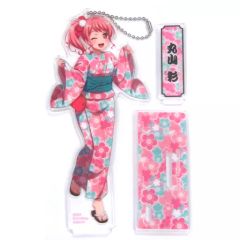 중고 キーホルダー・マスコット キャラクター 丸山彩 アクリルスタンドキーホルダー 2019浴衣ver. 「BanG Dream! ガールズバンドパーティ!」 C96グッズ