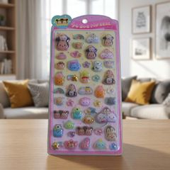 クラックス うるちゅるポップシール ツムツム 単品販売 正規品 シール ディズニー キャラクター グッズ デコレーション コレクション ぷっくり 立体 かわいい シール交換