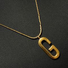 GIVENCHY ジバンシィ ネックレス ゴールド Gロゴ ロングネックレス ペンダント ペンダントトップ スネークチェーン ヘリンボーン レディース メンズ ユニセックス アクセサリー トレンド ミニマル シンプル ヴィンテージ 正規品 00EC-0335