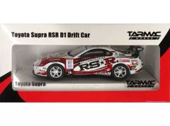 【中古】ミニカー 1/64 Toyota Supra RSR D1 Drift Car YOKOMO(ホワイト×レッド) [T64-011-RSR]
