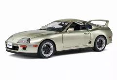 【中古】ミニカー 1/18 トヨタ スープラ Mk.4 (A80) タルガルーフ 1998(シルバー) [S1807604]
