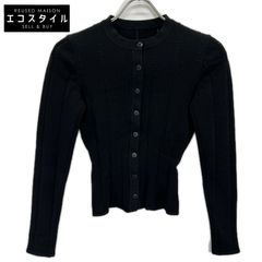 ALAIA　アライア　4W9UA75RM120 ブラック カーディガン　36