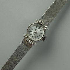SEIKO セイコー 11-0320 レディース 腕時計 シルバー文字盤 装飾ケース ブレスレット 手巻き 稼働確認済み 10H27