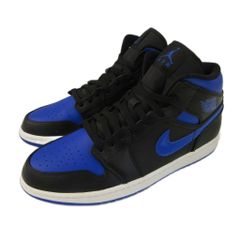 ナイキ NIKE AIR JORDAN 1 MID HYPER ROYAL 55472-068 エアジョーダン1 ハイパーロイヤル 28.5 ブルー スニーカー シューズ 靴