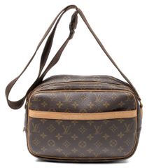 [中古] LOUIS VUITTON ルイ・ヴィトン リポーター ブラウン モノグラム・キャンバス AB