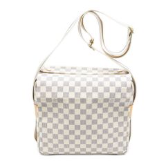 [中古] LOUIS VUITTON ルイ・ヴィトン ナヴィグリオ アイボリー ダミエ・アズール A