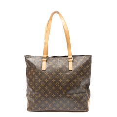[中古] LOUIS VUITTON ルイ・ヴィトン カバ・メゾ ブラウン モノグラム・キャンバス A