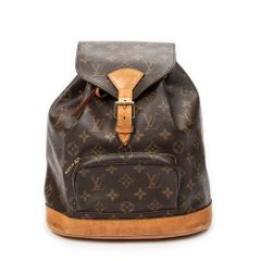 [中古] LOUIS VUITTON ルイ・ヴィトン モンスリ ブラウン モノグラム・キャンバス AB