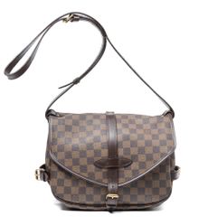 [中古] LOUIS VUITTON ルイ・ヴィトン ソミュール ブラウン ダミエ・エベヌ A