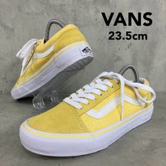 VANS バンズ 23.5cm OLD SKOOL DX オールド スクール デラックス スニーカー シューズ イエロー 黄色 キャンバス スエード V36CL+ ローカット タウンユース カジュアル ストリート 556436-0019 ★ ■◇ ◇■